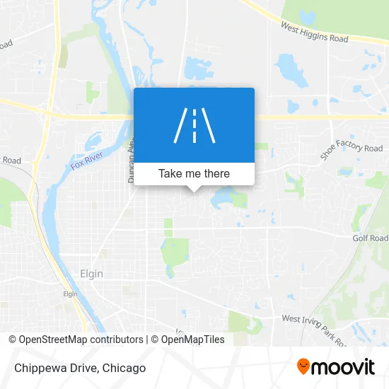 Chippewa Drive map