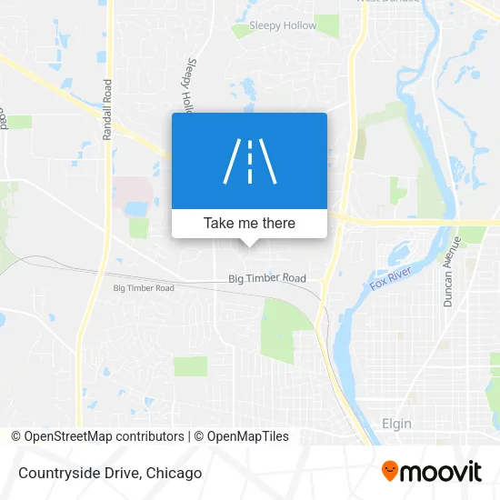 Countryside Drive map