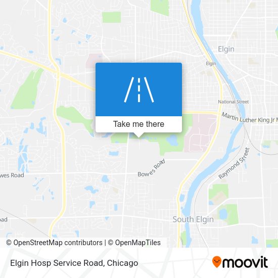 Mapa de Elgin Hosp Service Road