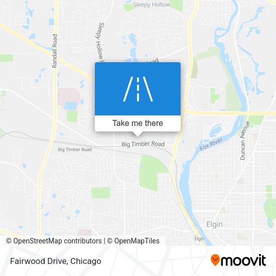 Fairwood Drive map