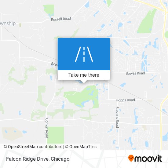 Falcon Ridge Drive map