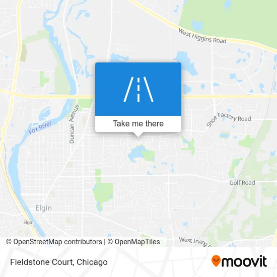 Fieldstone Court map