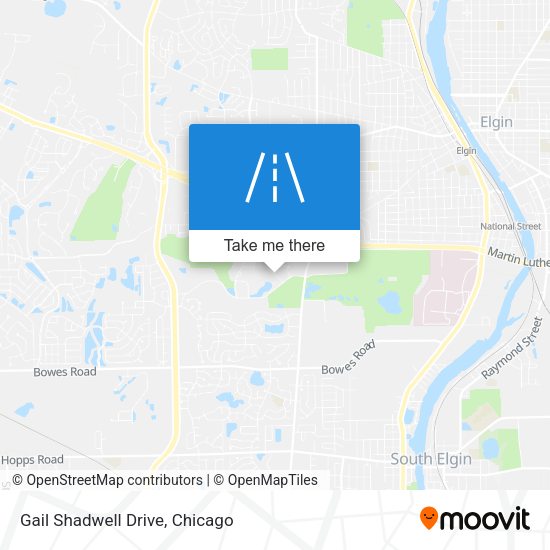 Mapa de Gail Shadwell Drive