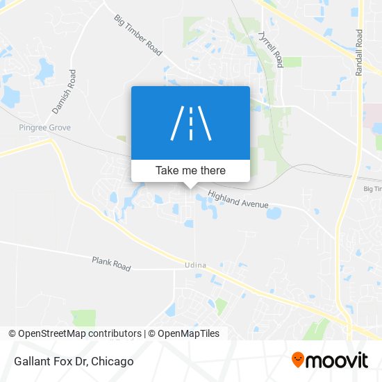 Gallant Fox Dr map