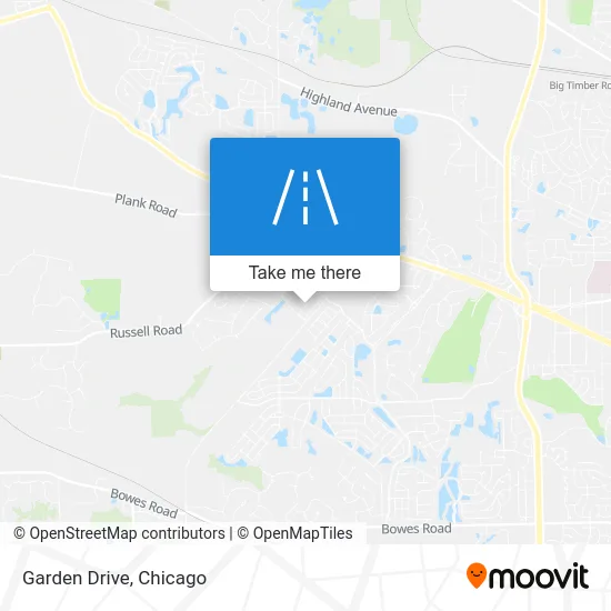 Garden Drive map