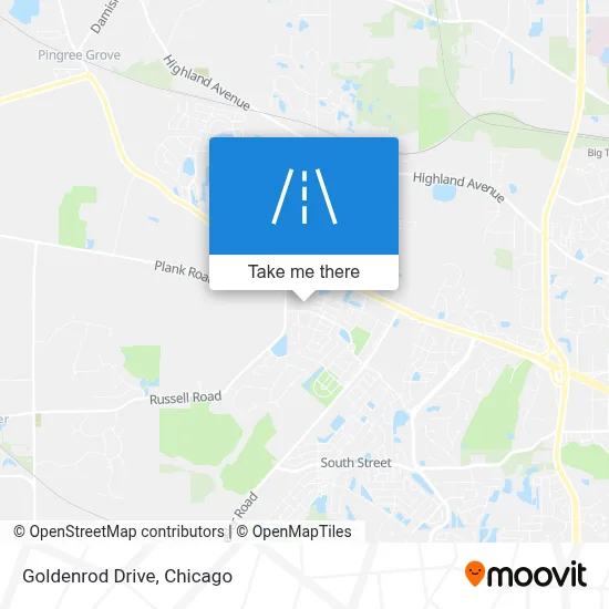 Goldenrod Drive map