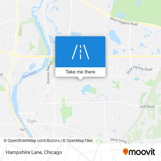 Mapa de Hampshire Lane