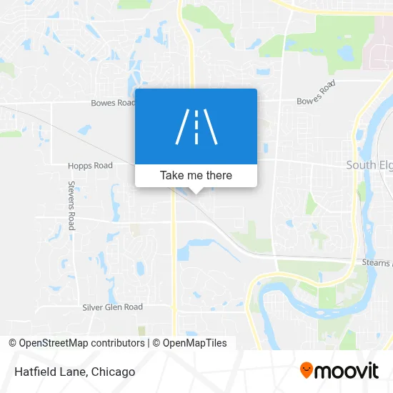 Hatfield Lane map