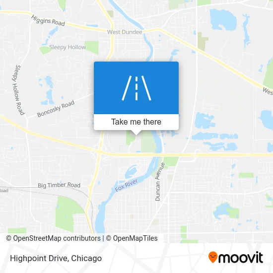 Highpoint Drive map