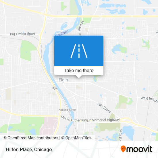 Mapa de Hilton Place