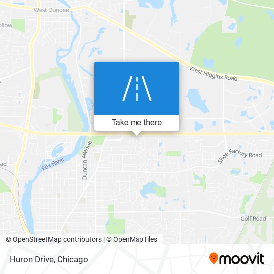 Mapa de Huron Drive