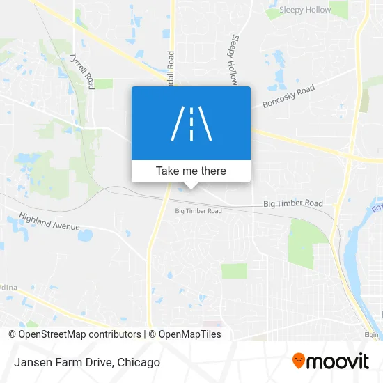 Jansen Farm Drive map