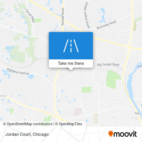 Mapa de Jordan Court
