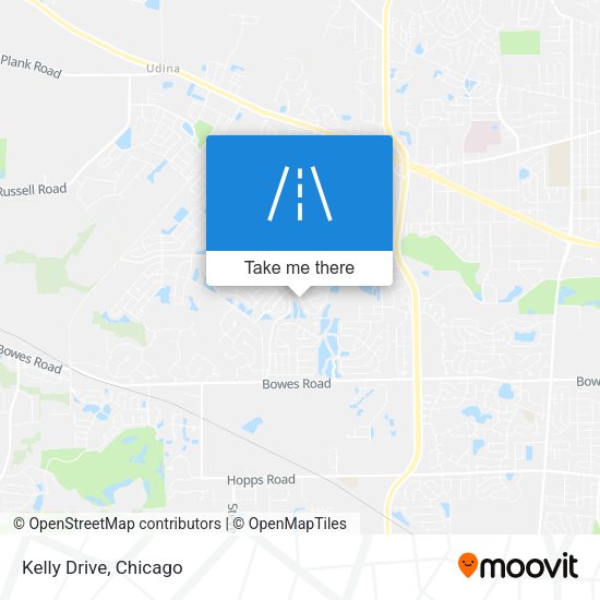 Mapa de Kelly Drive
