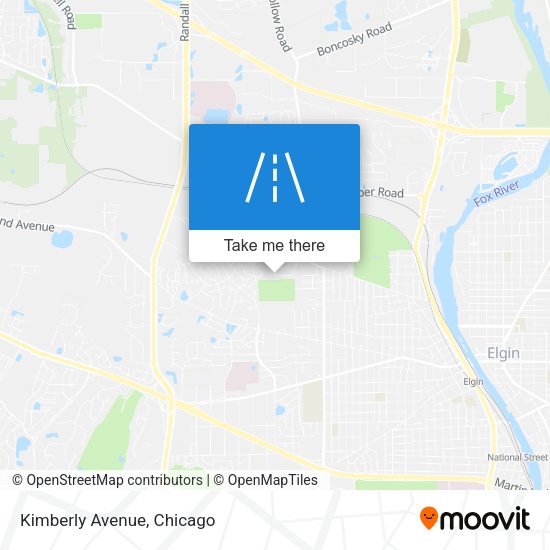Mapa de Kimberly Avenue