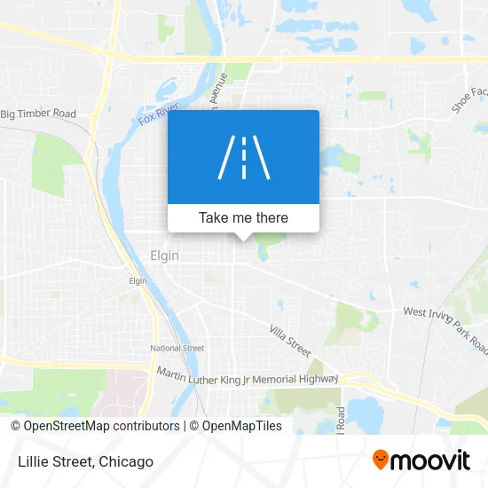 Mapa de Lillie Street
