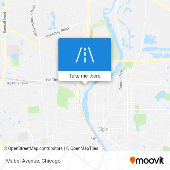 Mabel Avenue map