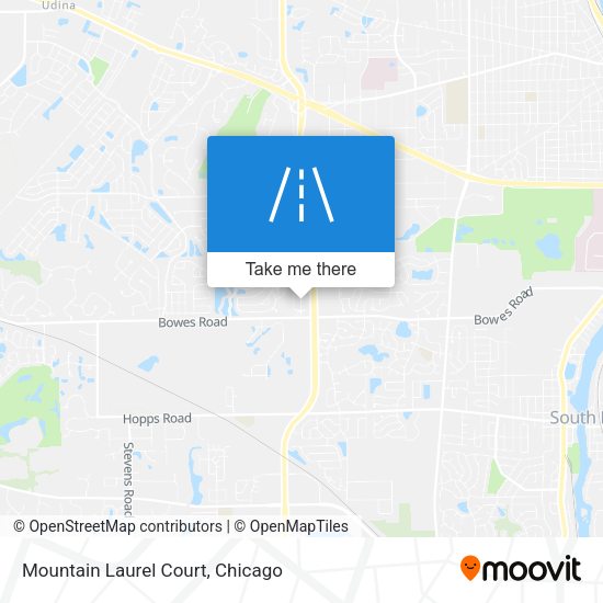Mountain Laurel Court map