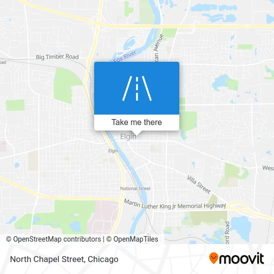 North Chapel Street map