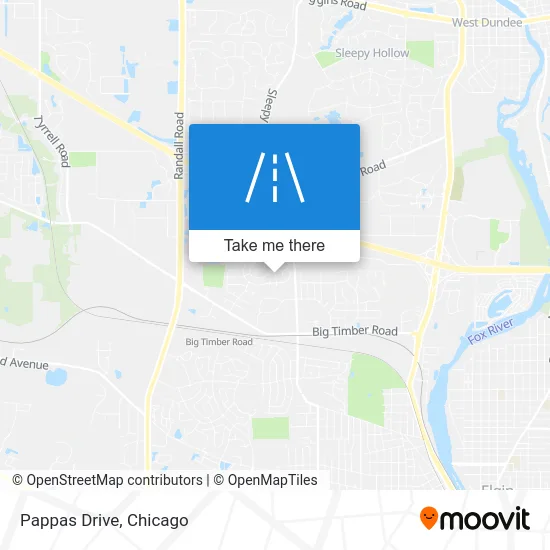 Pappas Drive map