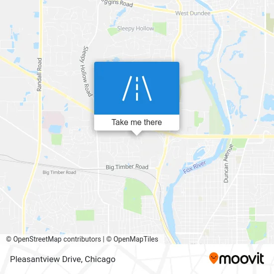 Pleasantview Drive map