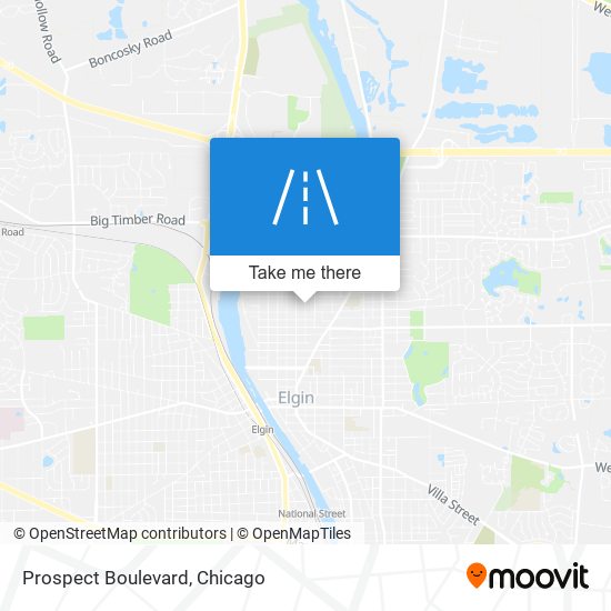 Mapa de Prospect Boulevard