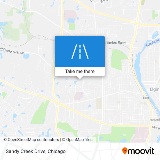 Sandy Creek Drive map