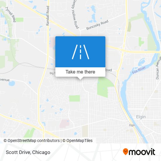 Mapa de Scott Drive