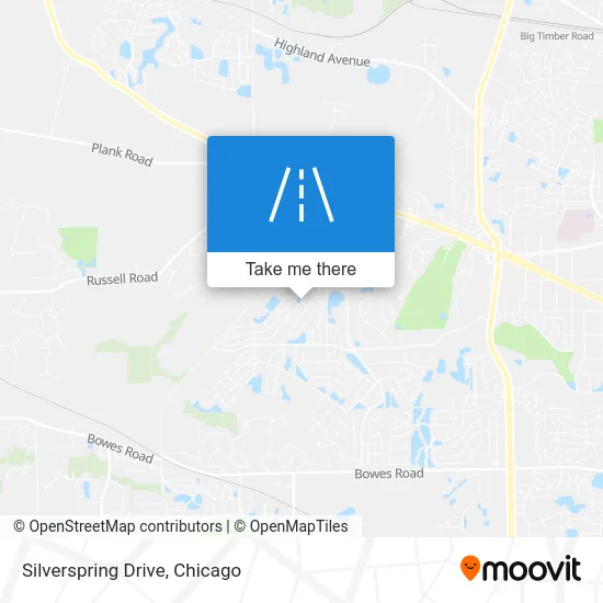 Silverspring Drive map
