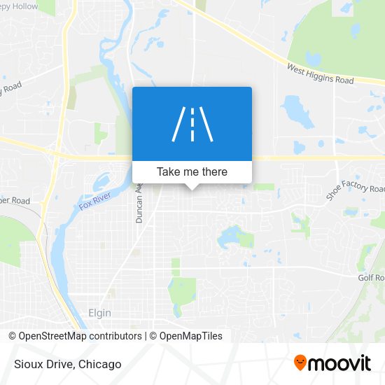 Sioux Drive map