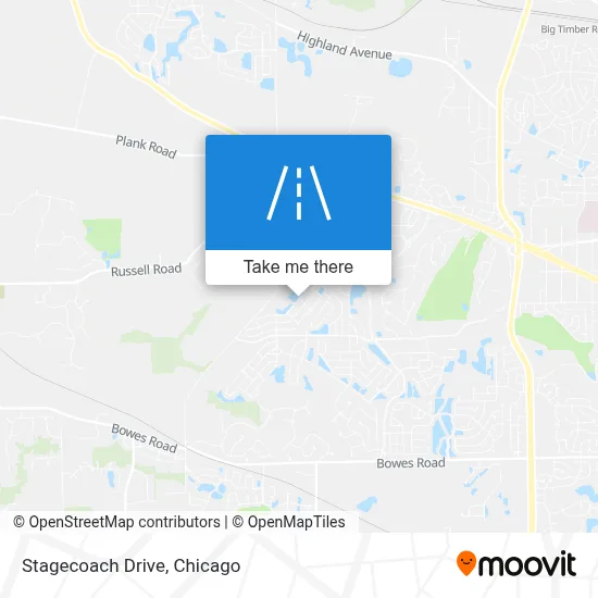 Stagecoach Drive map