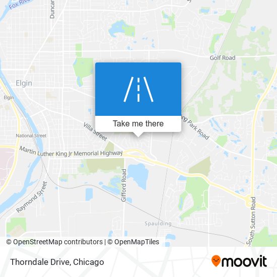 Thorndale Drive map