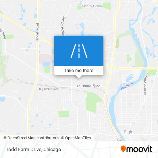 Todd Farm Drive map