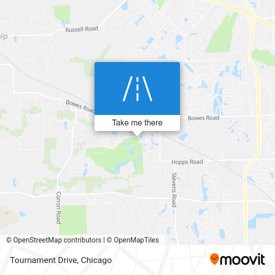 Mapa de Tournament Drive