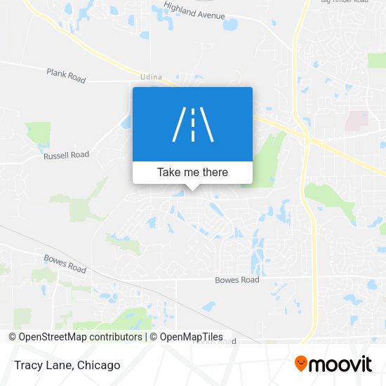 Mapa de Tracy Lane
