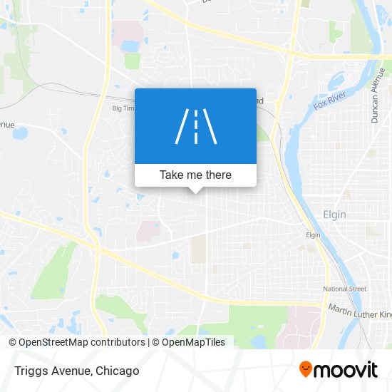 Triggs Avenue map