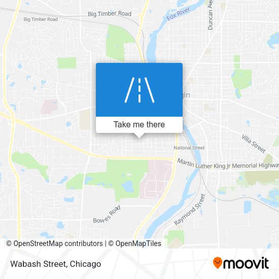 Mapa de Wabash Street
