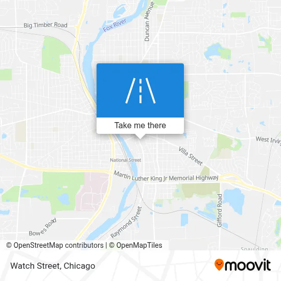 Watch Street map