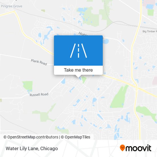 Mapa de Water Lily Lane