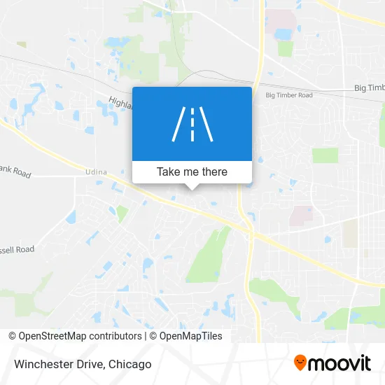 Winchester Drive map