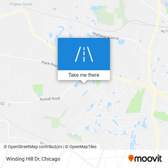 Mapa de Winding Hill Dr