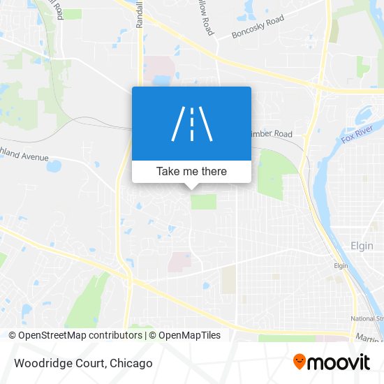 Woodridge Court map