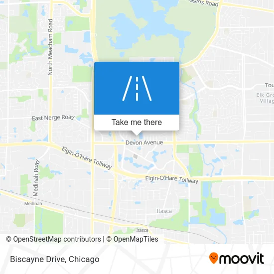 Biscayne Drive map