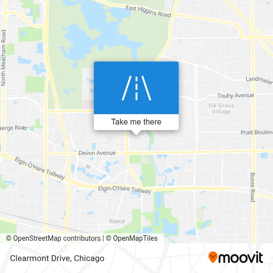 Clearmont Drive map