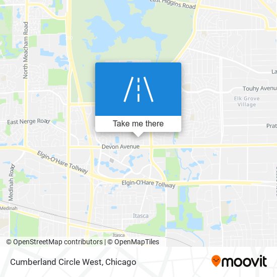 Cumberland Circle West map