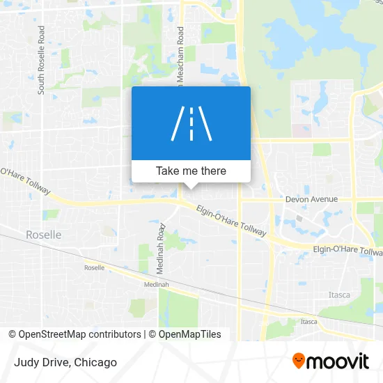 Judy Drive map