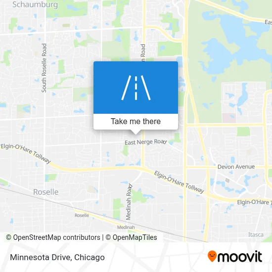 Minnesota Drive map