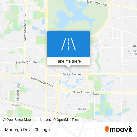 Montego Drive map