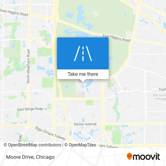 Moore Drive map