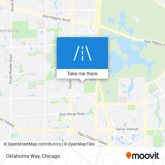 Oklahoma Way map